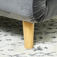 Poltrona 2 in 1, Poltrona Relax, Letto per Ospiti, 72 cm x 78 cm x 79 cm, Grigio