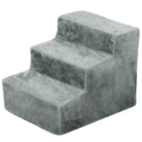 Scala per cani a 3 gradini scala per gatti scala antid..escaliers dla ..45 x 35 x 35 cm grigio chiaro