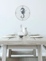 Orologio Da Muro Cavalluccio Marino Cm Ø  55.5X4