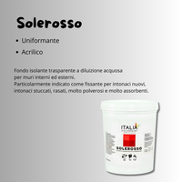 I pre trattamenti primer solerosso fissativo acrilico uniformante trasparente *** formato 1 lt, confezione 1