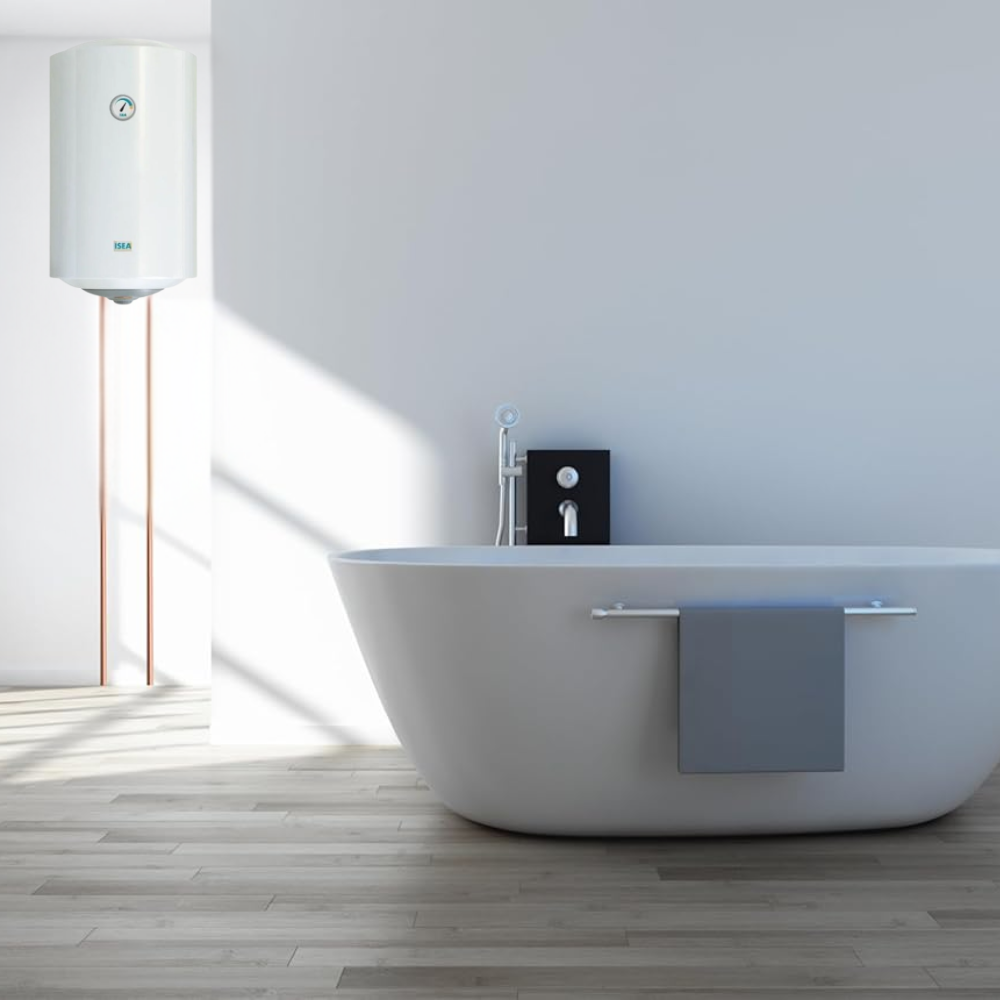 Scaldabagno elettrico isea jazz verticale garanzia 2 anni classe energetica c *** capacità  50 litri, confezione 1