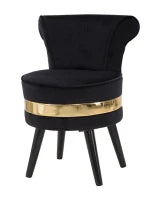 Sedia Mini Paris New Nero Ø Cm 47X64