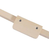 Cavallo a Dondolo in Legno Giocattolo Cavalcabile Bambini Peluche 74 × 33 × 62cm