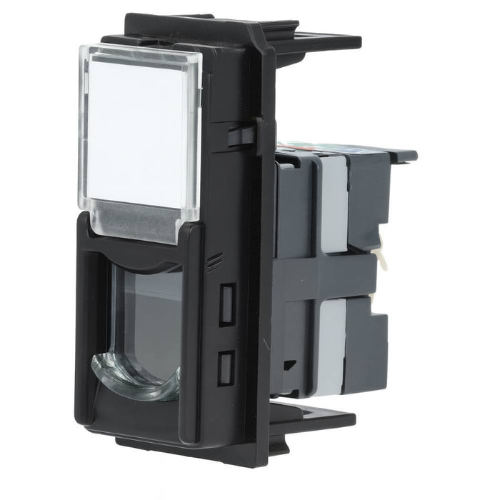 Bticino living now connettore rj45 categoria 5e utp 1 modulo toolless *** colore nero, confezione 1