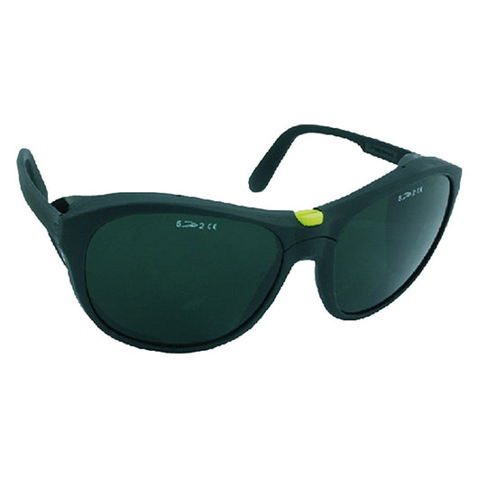 'OCCHIALI DI PROTEZIONE A STANGHETTA 11061.5 lenti temprate verdi'