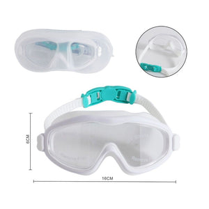 Trade Shop - Occhiali Maschera Nuoto Unisex Antiappannamento Impermeabili Con Fibbia Posteriore 618443 -