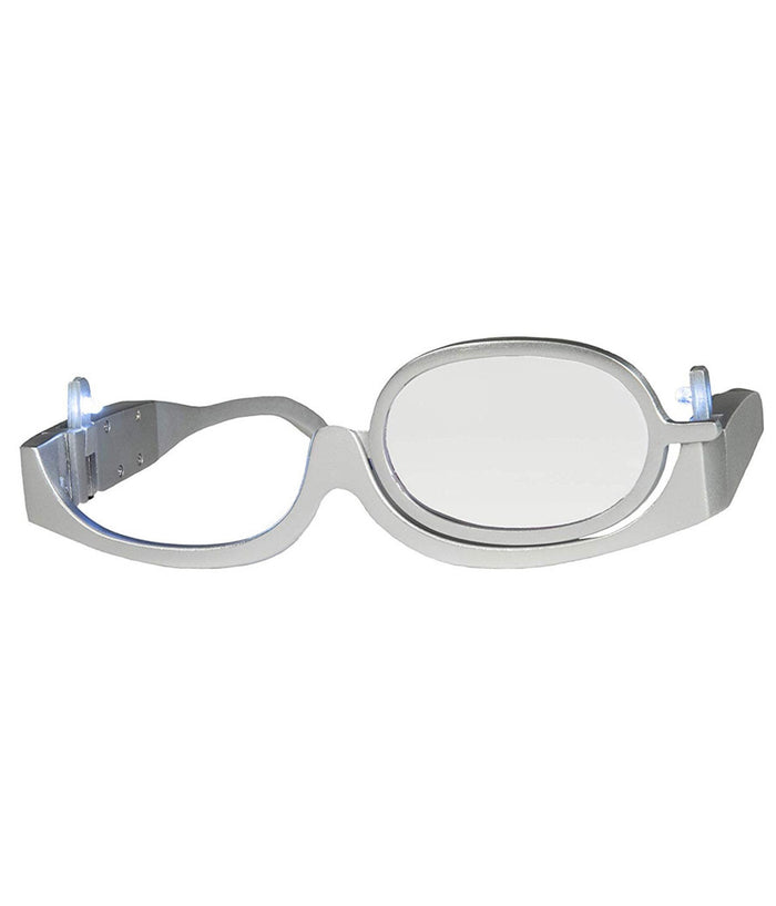 Occhiali Per Makeup Trucco Ingrandimento Con Luce Led Laterale Lente Regolabile         