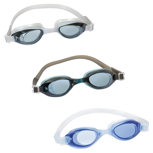 Trade Shop - Occhialini Da Nuoto Hydro Pro Actiwear 14+ Anni In Silicone Regolabile 3 Colori 21051y -