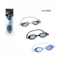 Trade Shop - Occhialini Da Nuoto Hydro Pro Actiwear 14+ Anni In Silicone Regolabile 3 Colori 21051y -