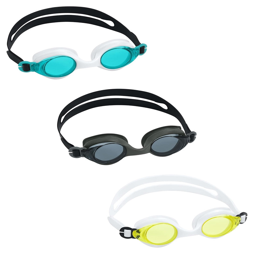 Trade Shop - Occhialini Da Nuoto Lightning Pro Rivestimento Anti Uv Antiappannamento 14+ Anni 21130 -