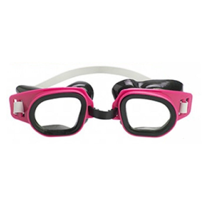 Trade Shop - Occhialini Da Nuoto Per Bambini Adulti Unisex Piscina Colorati 7+ Anni 16x4cm 605418 -