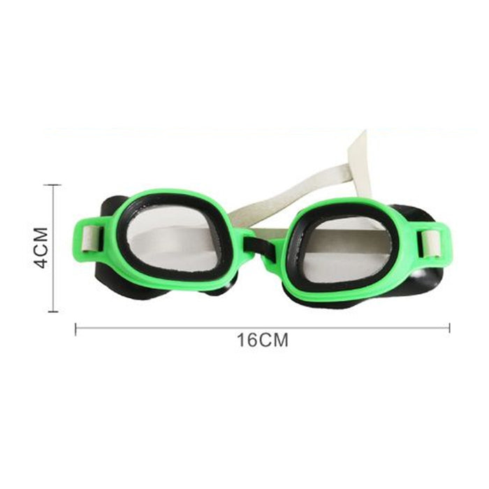 Trade Shop - Occhialini Da Nuoto Per Bambini Adulti Unisex Piscina Colorati 7+ Anni 16x4cm 605418 -