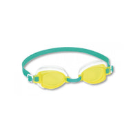 Trade Shop - Occhialini Da Nuoto Per Bambini Ocean Wave Silicone Protezione Uv 3 Colori 21048 -