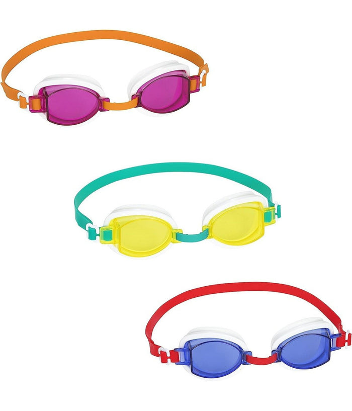 Occhialini Da Nuoto Per Bambini Ocean Wave Silicone Protezione Uv 3 Colori 21048         