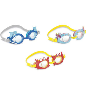 Occhialini Da Nuoto Piscina Fun Bimbo 3-8 Anni Animali Modello Assortito 55610         