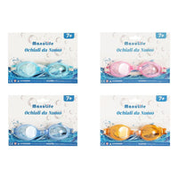 Trade Shop - Occhialini Da Nuoto Piscina In Silicone Impermeabile Antiappannamento 4 Colori 605420 -