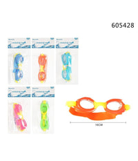 Trade Shop - Occhialini Da Nuoto Piscina Mare Estate Per Bambini 16cm Varie Colorazioni 605428 -