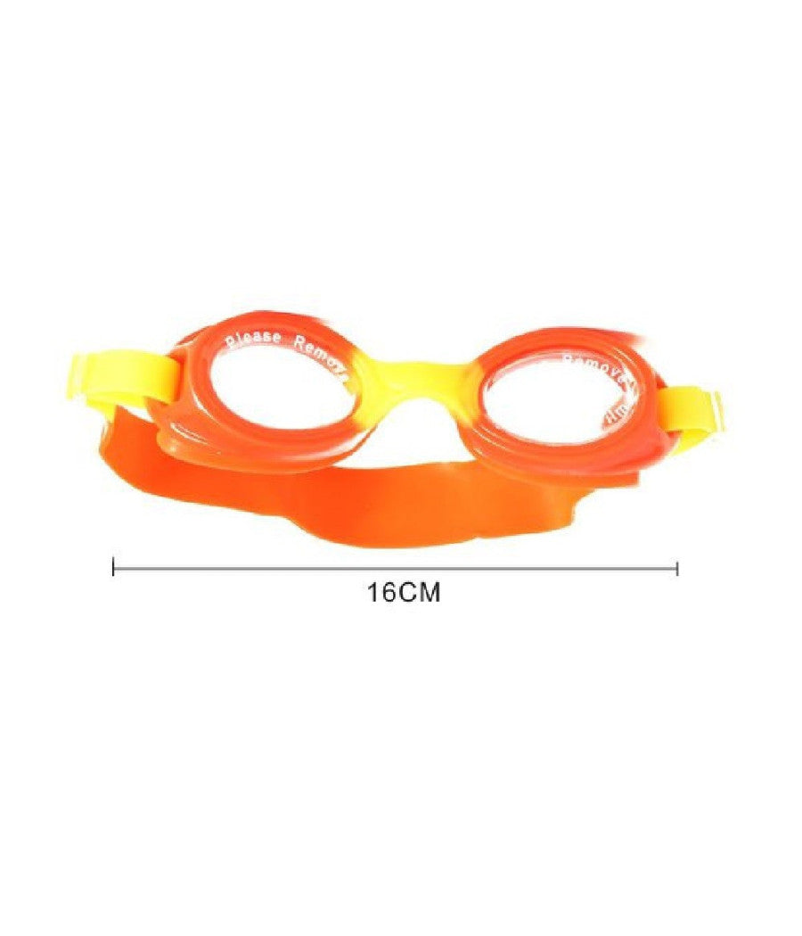 Trade Shop - Occhialini Da Nuoto Piscina Mare Estate Per Bambini 16cm Varie Colorazioni 605428 -