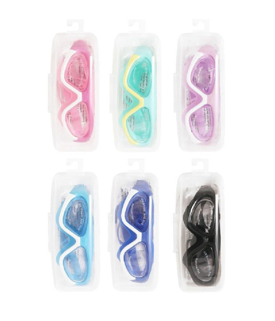 Occhialini Da Nuoto Piscina Mare Immersione Con Tappi 15 Cm Vari Colori 605425         