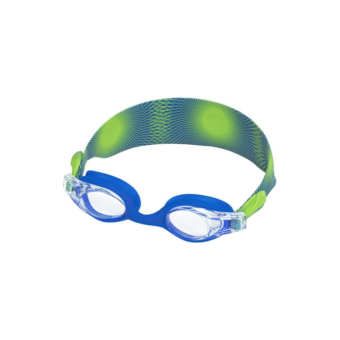 Trade Shop - Occhialini Da Nuoto Splashflex Cinturino Regolabile Per Bambini 7+ Anni 3 Colori 21177 -