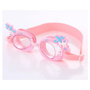Trade Shop - Occhialini Da Nuoto Unicorno Per Bambini Dai 7+ Anni Antiappannamento Uv 16x6cm 618447 -