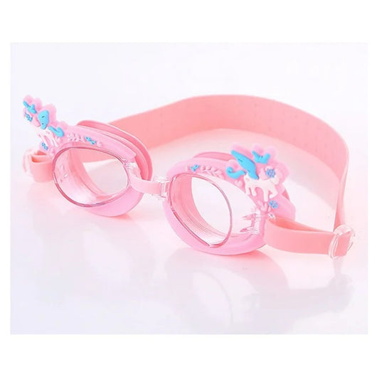 Trade Shop - Occhialini Da Nuoto Unicorno Per Bambini Dai 7+ Anni Antiappannamento Uv 16x6cm 618447 -