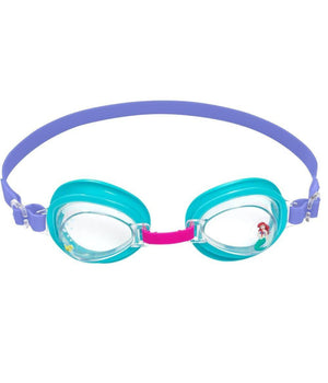 Occhialini Disney Principessa Ariel Bambini Regolabili Nuoto Piscina Mare Estate         