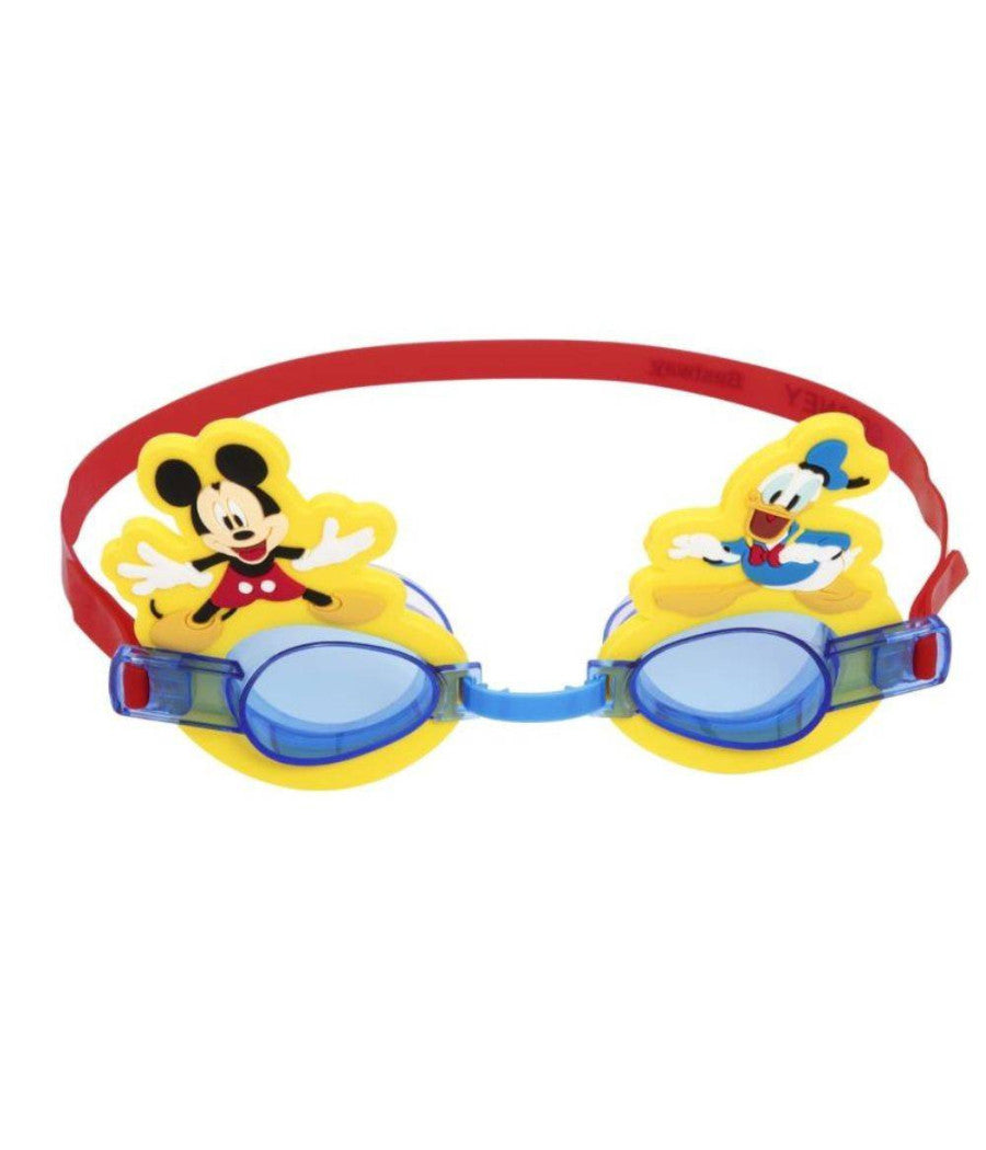 Occhialini Disney Topolino E Paperino Per Bambini Nuoto Piscina Mare Estate         
