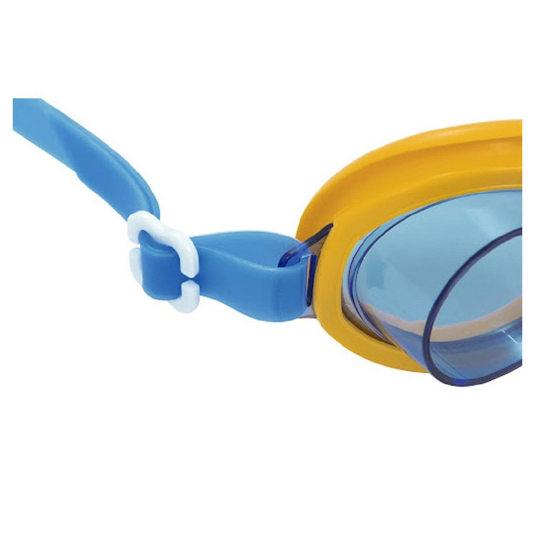 Trade Shop - Occhialini Lightning Swimmer 3-6 Anni 3 Colori Silicone Con Protezione Uv 21074 -