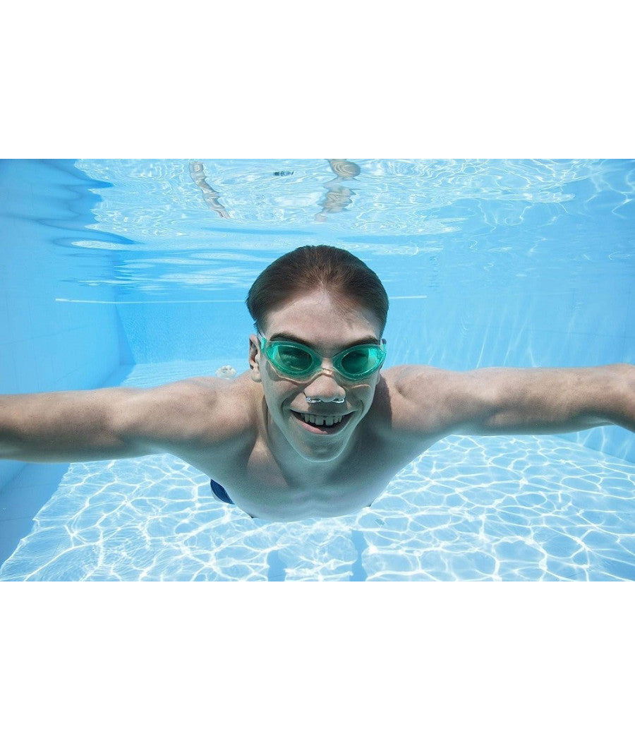 Occhialini Nuoto Hydro Swim Ix-1400 14+anni Piscina Mare 3colori Assortiti 21077         