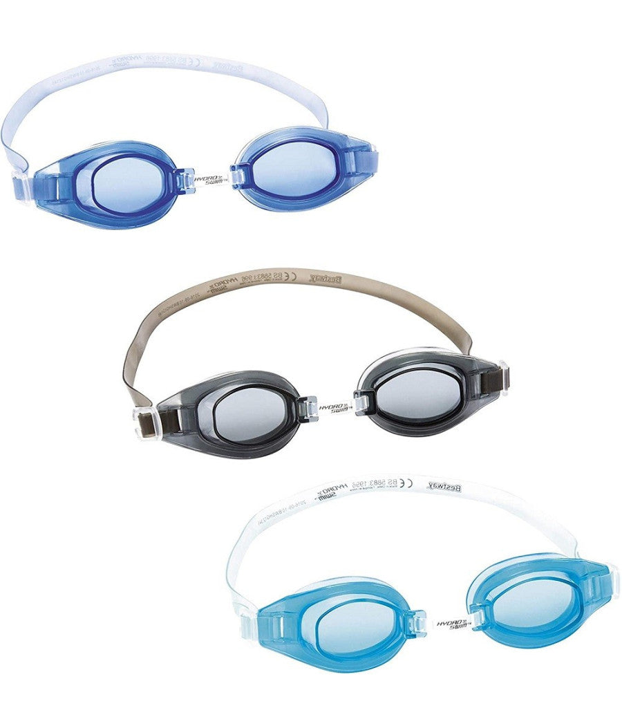 Occhialini Nuoto Mare Per Bambini Wave Crest 7-14 Anni 3 Colori Assortiti 21049         