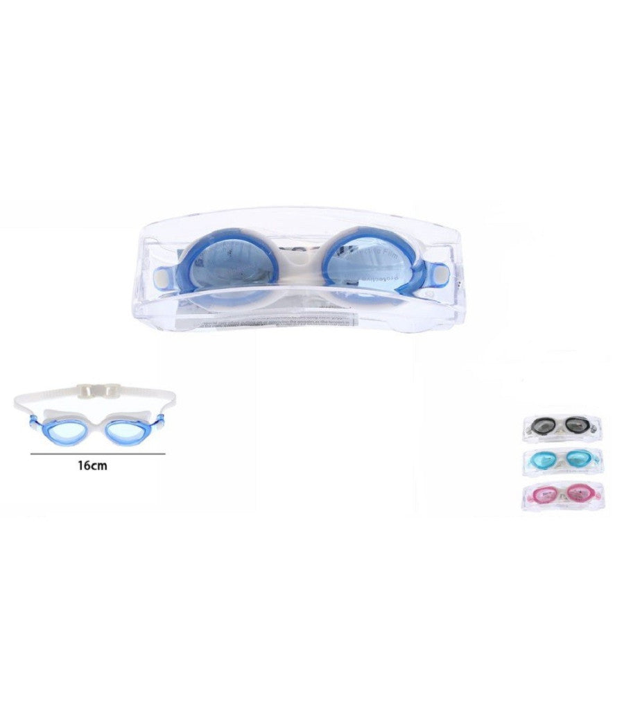 Occhialini Occhiali Per Nuoto Piscina Mare Sport Estate Colorati 16 Cm 71567         