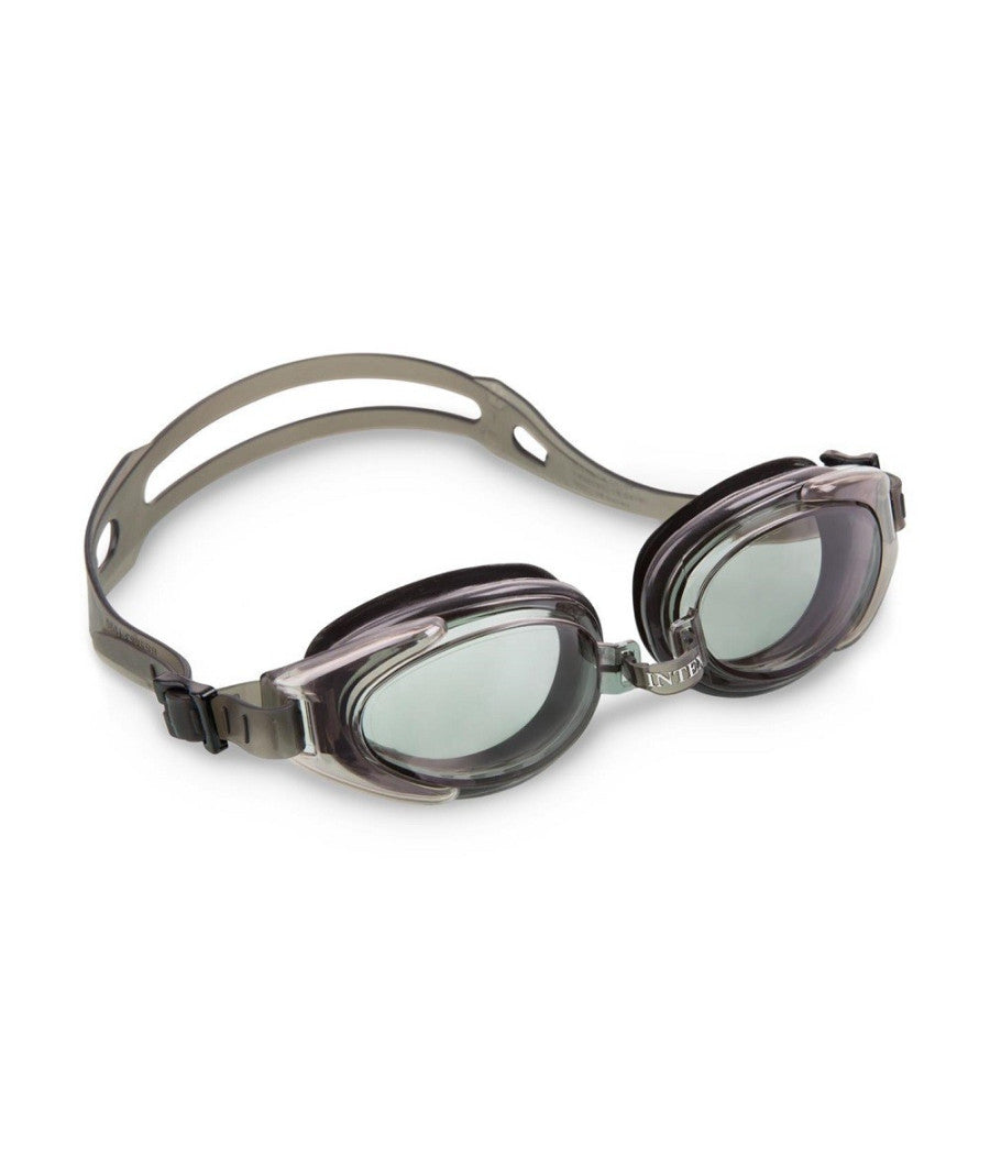 Occhialini Sport Da Nuoto Piscina Mare +14 Anni Grigio/bianco/trasparente 55685         