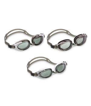 Occhialini Sport Da Nuoto Piscina Mare +14 Anni Grigio/bianco/trasparente 55685         