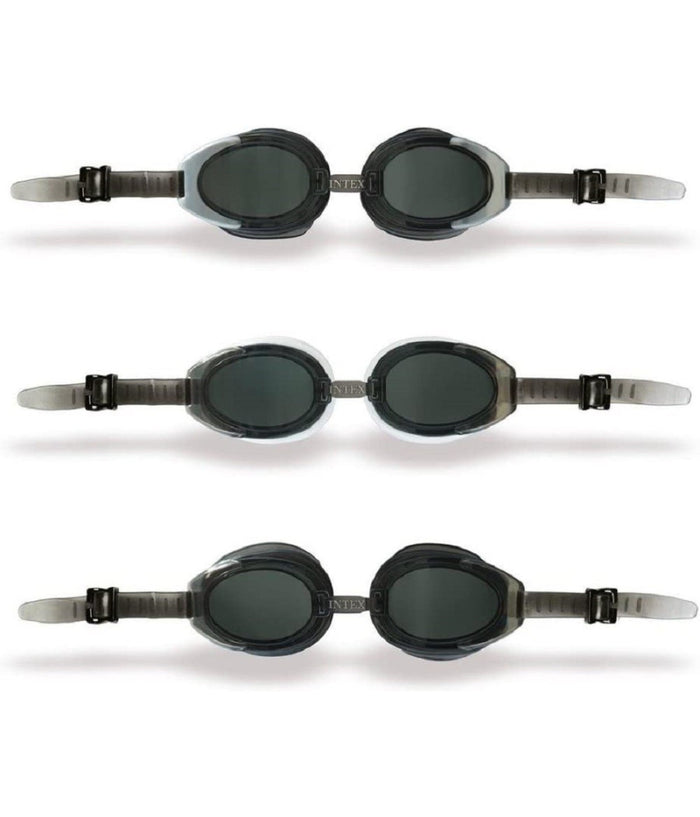 Occhialini Sport Da Nuoto Piscina Mare +14 Anni Grigio/bianco/trasparente 55685         