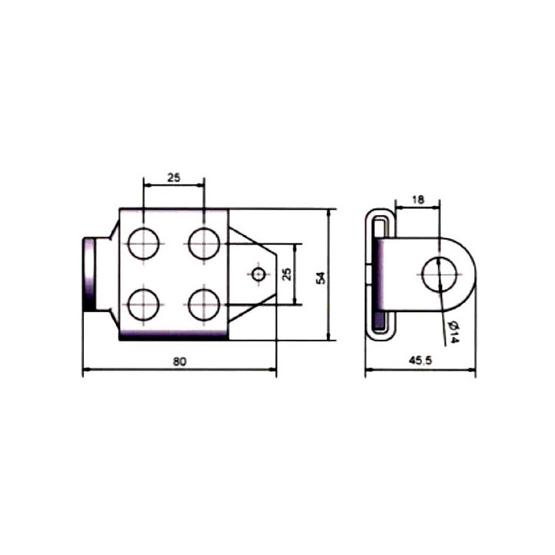 Occhiolo Portalucchetto Mobile 80X54 9205 Potent