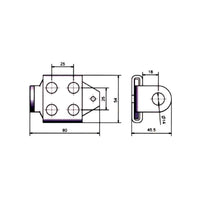 Occhiolo Portalucchetto Mobile 80X54 9205 Potent