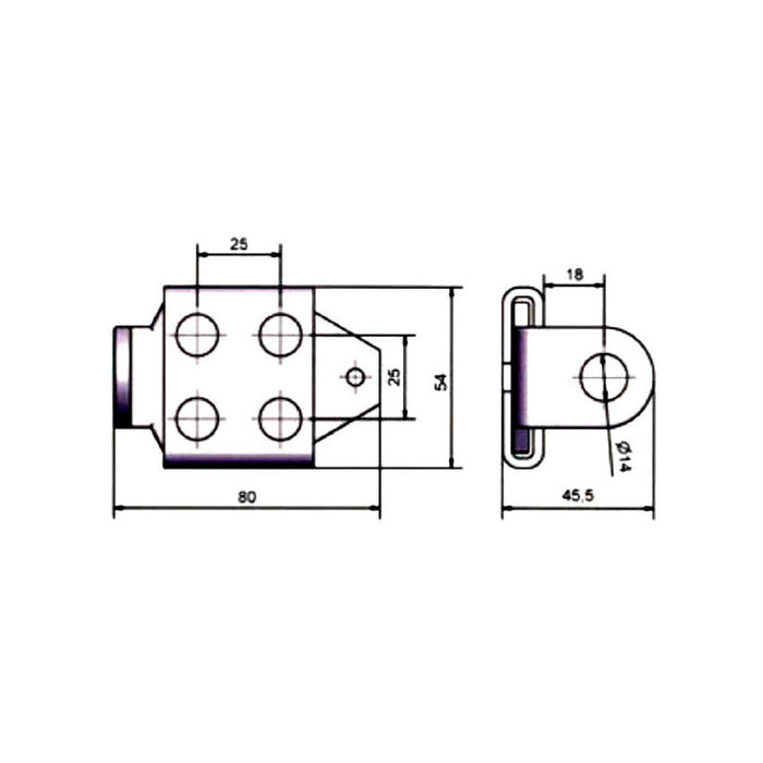 Occhiolo Portalucchetto Mobile 80X54 9205 Potent