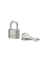 Lucchetto Octo, acciaio, arco in acciaio, 40 mm, per esterno, cantieri, 3 chiavi - THIRARD