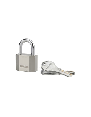 Lucchetto Octo, acciaio, arco in acciaio, 40 mm, per esterno, cantieri, 3 chiavi - THIRARD