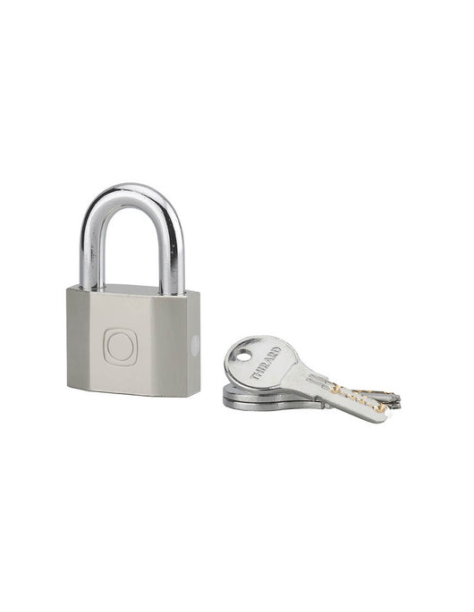 Lucchetto Octo, acciaio, arco in acciaio, 50 mm, per esterno, cantieri, 3 chiavi - THIRARD