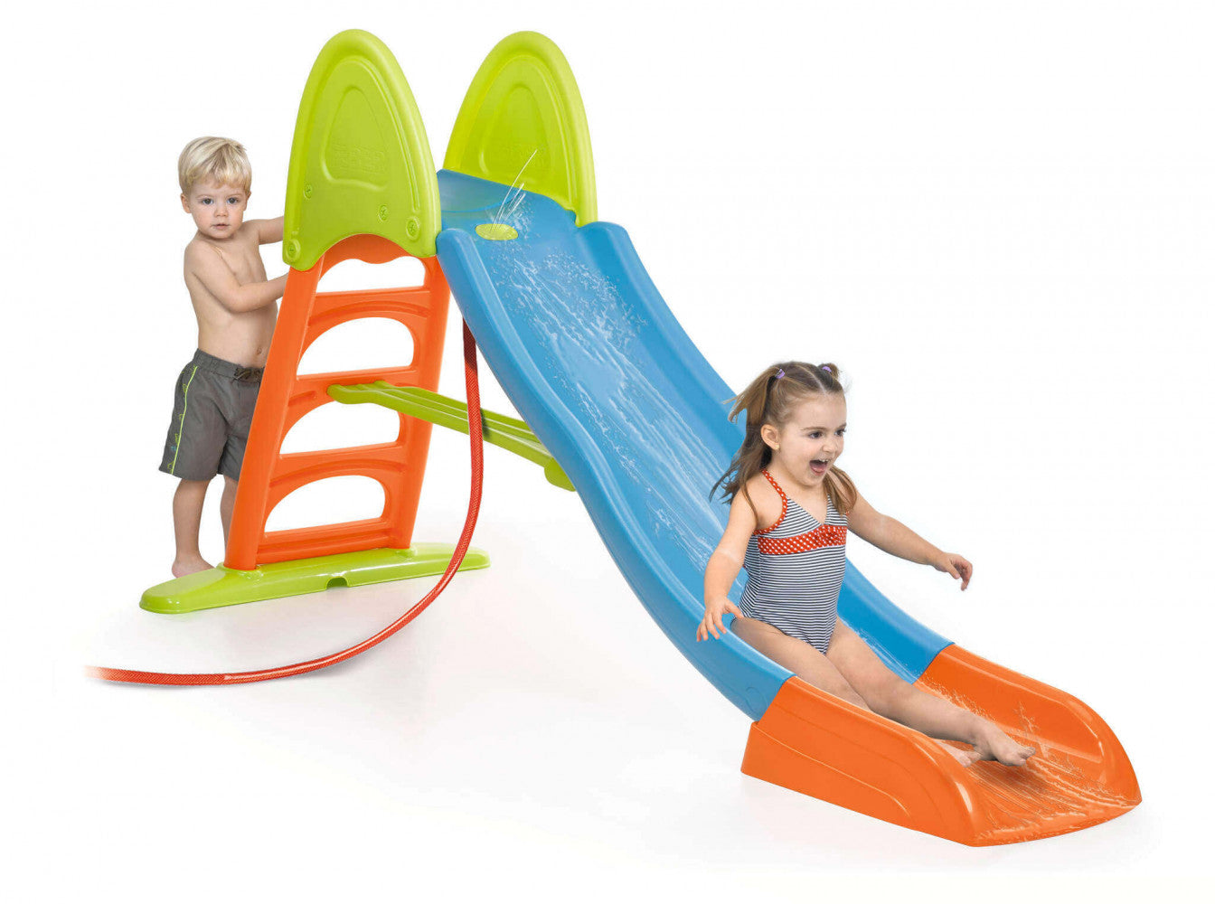 Scivolo In Plastica Con Acqua Dim. 160X37,5X254,5 H Cm