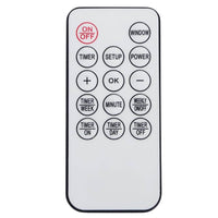 Termoventilatore ceramico da parete 2000w con timer e telecomando