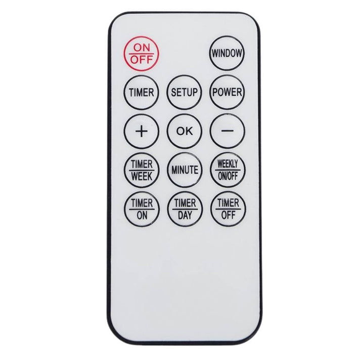 Termoventilatore ceramico da parete 2000w con timer e telecomando