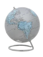 Mappamondo Twist Silver Cm Ø 20X25