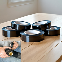 Kit nastro isolante in pvc autoestinguente multicolore per impianti sicuri *** colore nero, dimensioni 15 mm x 10 mt ...