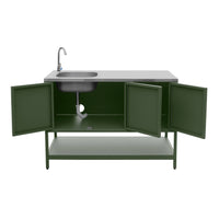 Cucina esterna 2 moduli acciaio inossidabile barbecue a carbone con