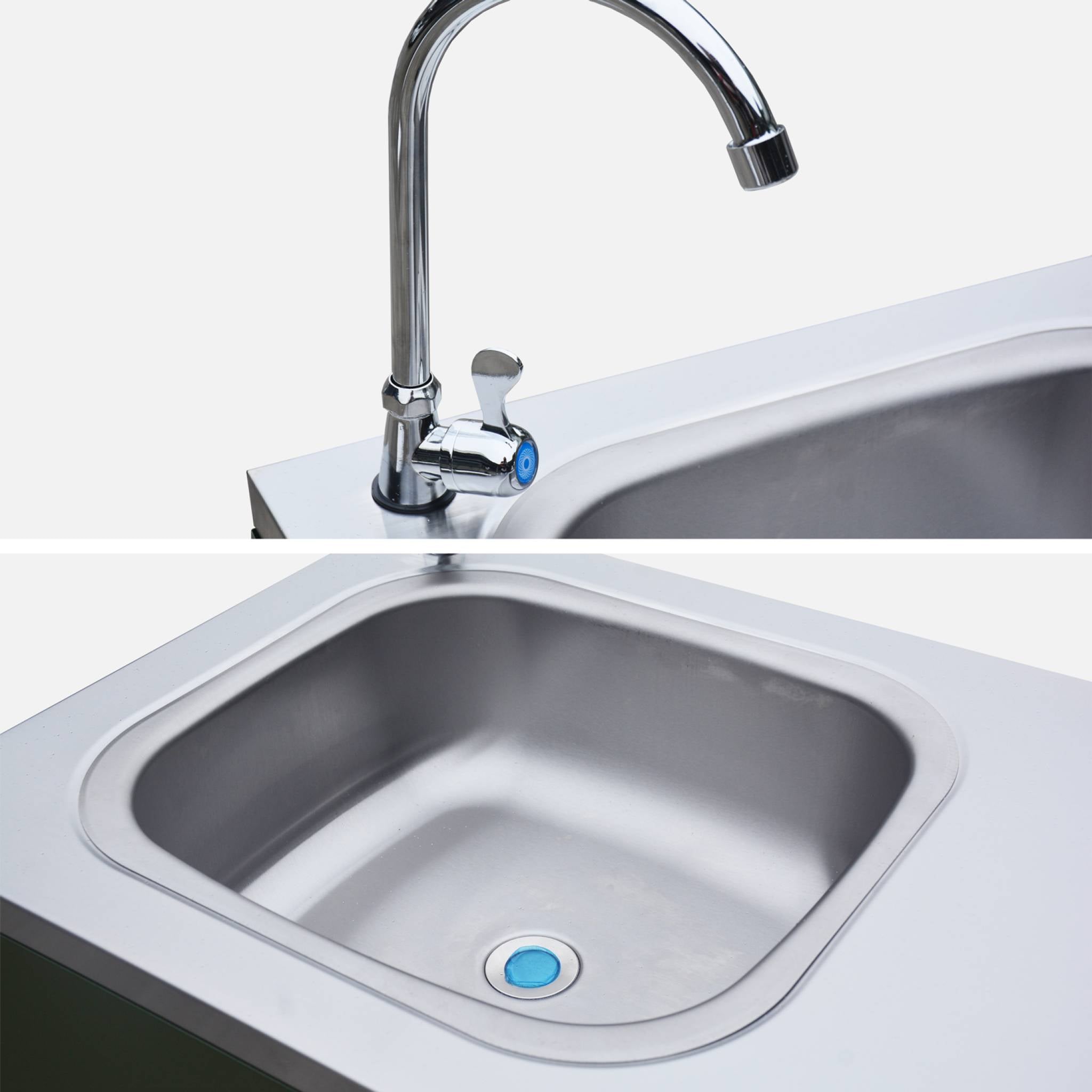 Cucina esterna 2 moduli acciaio inossidabile barbecue a carbone con