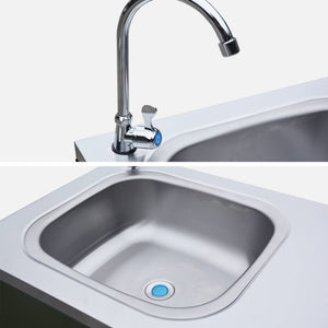 Cucina esterna 2 moduli acciaio inossidabile barbecue a carbone con