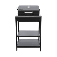 Cucina esterna acciaio inossidabile con barbecue a carbone, 6 moduli,